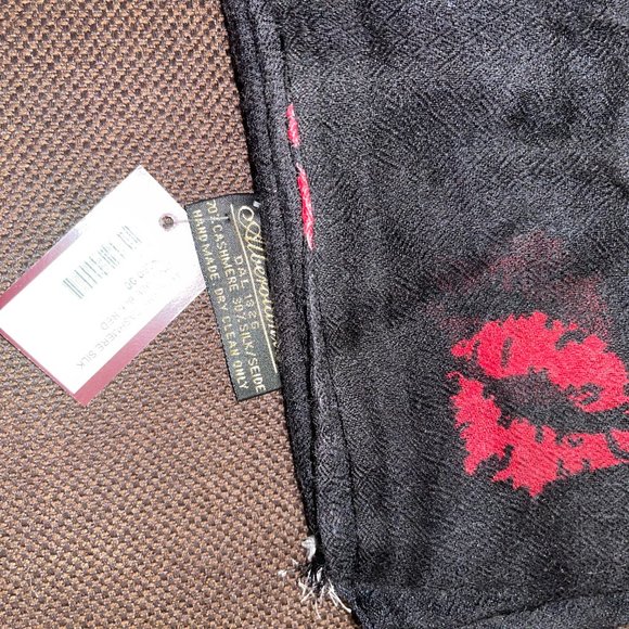 CASHMERE SILK handmade scarf - Picture 5 of 5